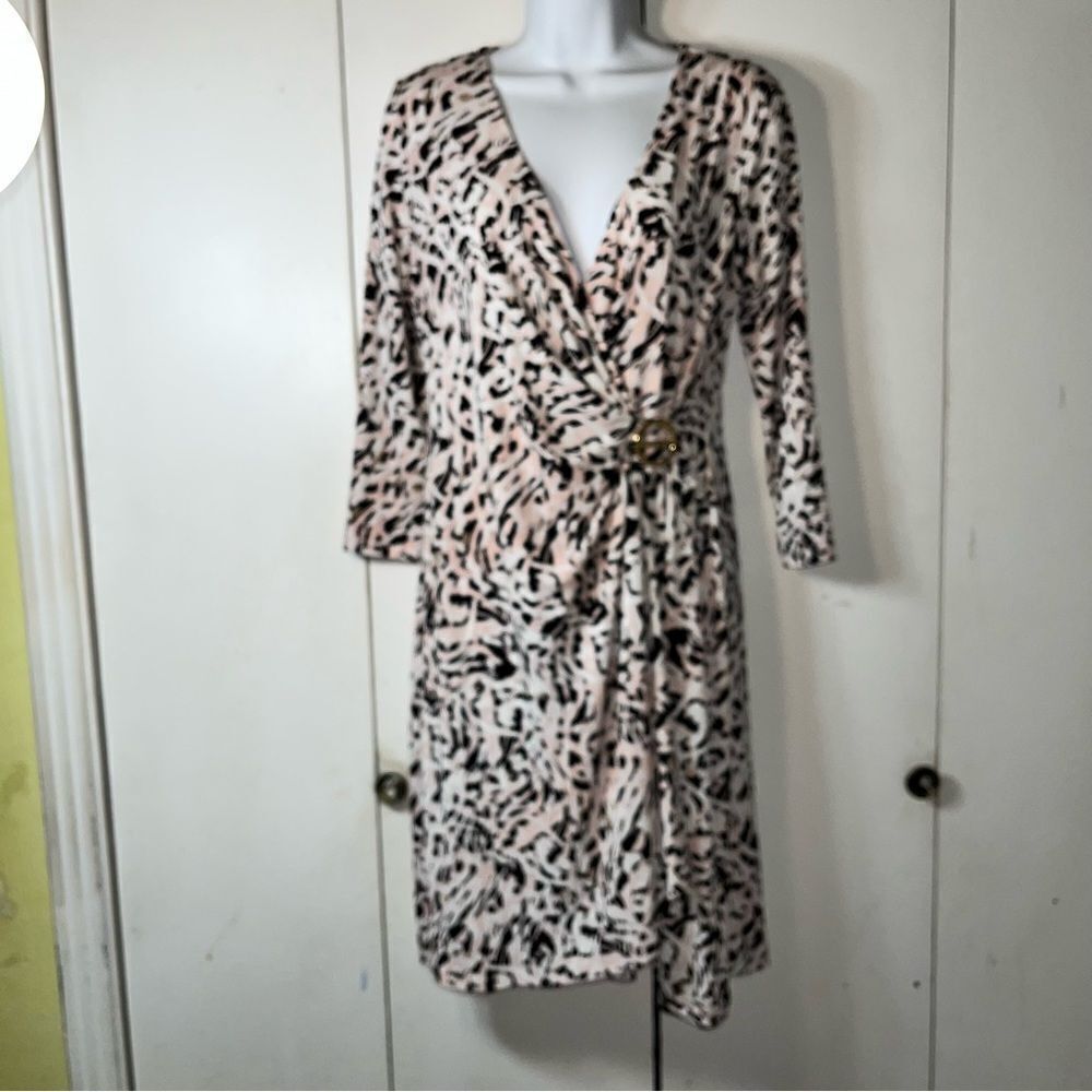 Calvin Klein / Faux Wrap Dress Petite
